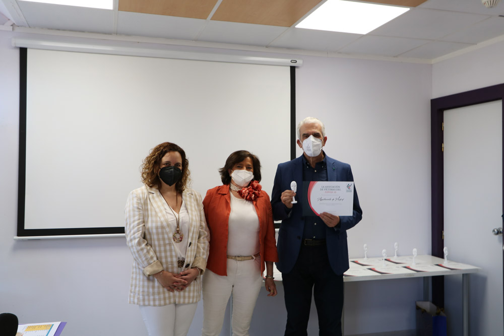 La Asociación de Víctimas del COVID-19 reconoce al Ayuntamiento de Madrid su labor durante la Pandemia